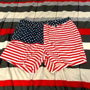 Chubbies “The ‘Mericas” 5.5” Shorts, Size XL